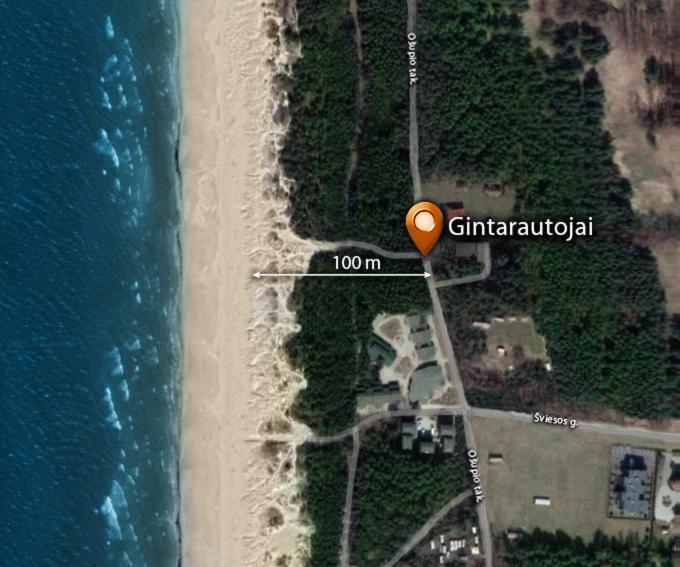 ホテル Gintarautojai パランガ エクステリア 写真